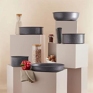 тефал: Набор посуды со съемной ручкой Tefal Ingenio Natural Force 7 предметов — 10
