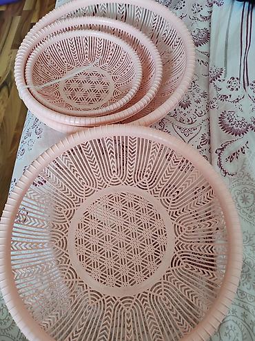 Set plastičnih cediljki/korpi za kuhinju – 4 komada - Materijal