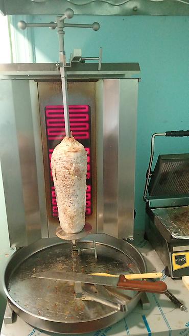 Doner/kebab üçün peşəkar elektrikli şiş dönər aparatı - Şaquli tip