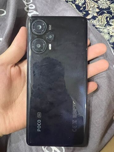Poco: Poco F5, Б/у, 256 ГБ, цвет - Черный, 2 SIM