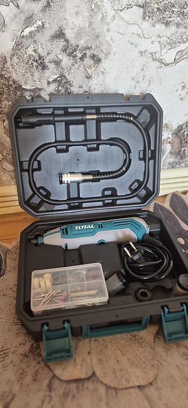 Инструменты: TOTAL Mini Grinder 130W – çoxfunksiyalı drel-tipli mini alət — 2