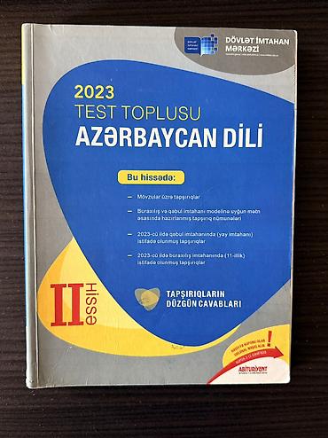 Testlər: Azərbaycan dili 2-ci hissə toplu — 1