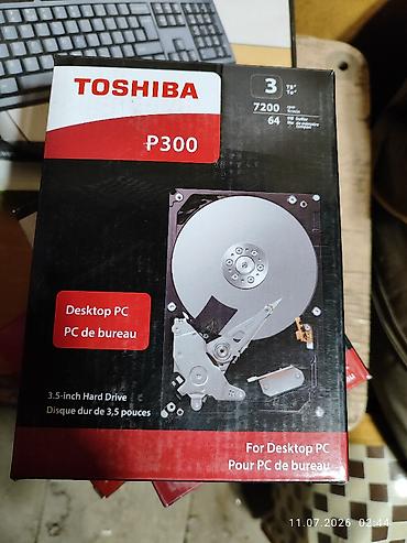 barracuda: Накопитель для ПК, Новый, Toshiba, HDD, 3 ТБ, 3.5", Для ПК — 1