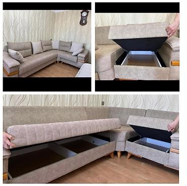 Künc divan, İşlənmiş, Açılan, Bazalı