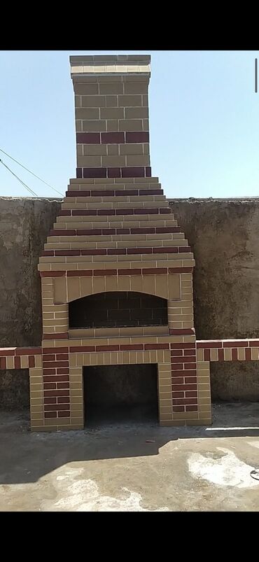 Manqallar, qrillər, barbekyu: Manqallar istediyiniz ölçüde ve formada oda davamlı kerpiclə — 2