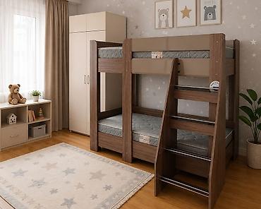 ortopedik məhsullar: 2 mertebeli carpayi 90/200. Matras ortapedik temiz rusiya — 1