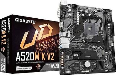 материнских плата: Материнская плата для ПК, Б/у, Gigabyte, AM4, Micro-ATX — 1