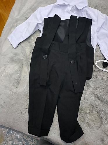 Uşaqlar üçün digər geyimlər: Oğlan uşağı uçün dəst - Qara qalstuk-kəpənək. - Laklı qara — 5