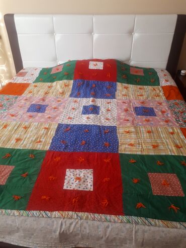 турецкое постельное белье majoli: Летнее одеяло 2-х спалка 100%х/б. ручной работы. новое