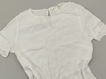 białe eleganckie bluzki z koronką: Bluzka Damska, H&M, M, stan - Dobry