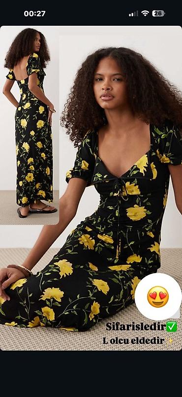 cicekli don: Asos saytından sıfarıs olunub,L razmerdı,etıketlidi — 1