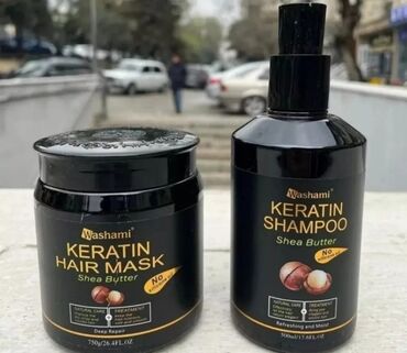 kisi ucun hamam desti: SULFATSIZ KERATIN sampun maska desti Keratin ən güclü keratin