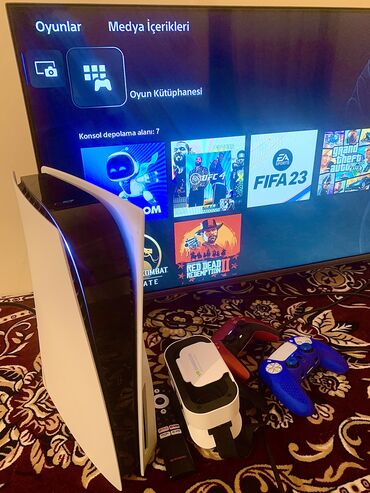 playstation 3 oyun yazmaq: PS5 Tər təmiz super veziyyetde 2 dualsens pultlu içerisinde ki oyunlar