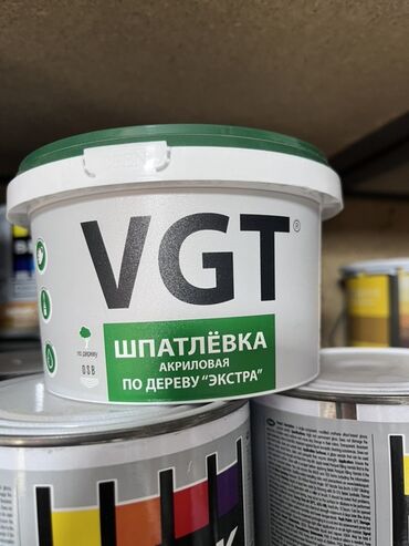 шпаклевка под маяк: Акриловая шпатлевка VGT по дереву «Экстра» в белой пластиковой банке с