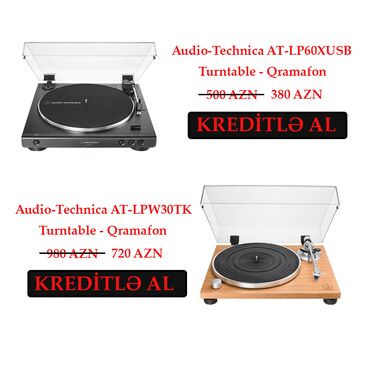 Digər musiqi alətləri: Audio-Technica brendinin qramafonları turntable Tək şəxsiyyət