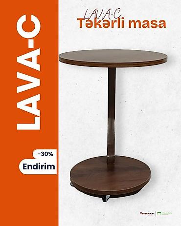 asilqan 58 azn: Jurnal masası, Yeni, Açılmayan, Laminat, Yumru masa — 5