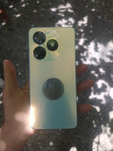klaviatura satışı: Tecno Spark Go 2024, 128 GB, rəng - Boz, Qırıq, Barmaq izi, İki sim kartlı