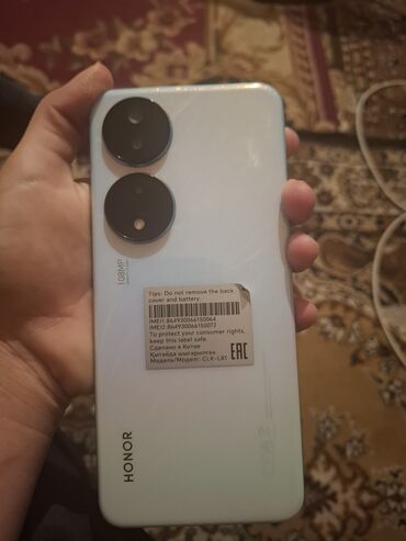 сотовый телефон fly ff244 grey: Honor X7b, цвет - Голубой, Отпечаток пальца, С документами