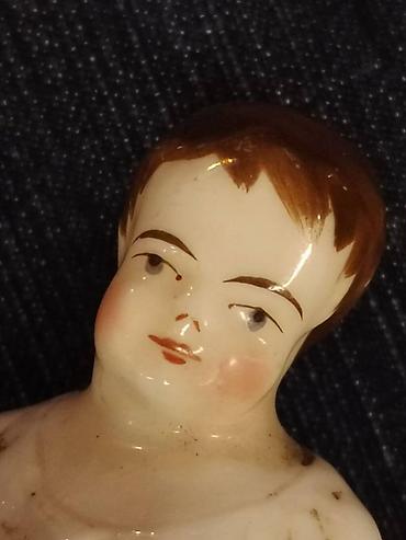 fiqurlar: Vintage çini fiqur — “Oğlan fiquru” XX əsrin ortalarına aid Avropa — 3