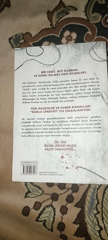 oyun cd: Məhsul: Kitab – “Kukla” (Daniel Cole) Nəşriyyat: Pegasus Janr — 2
