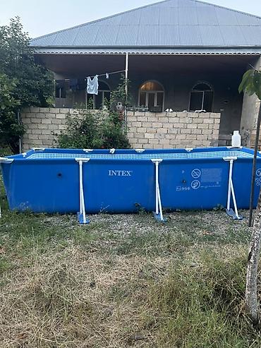 dost: Intex karkaslı hovuz hovuz 7 ton yarım su tutur 90 sm dərinliyi var 5 — 1