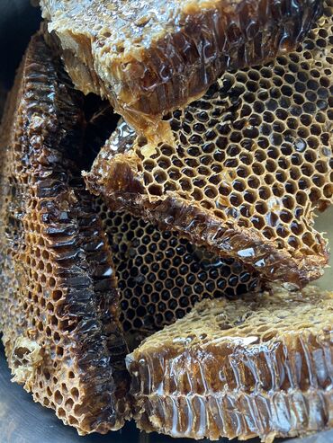 Bal: 100% Tam Təbii kend balı - Arı şanı ilə süzülme bal: kəsimdən — 9