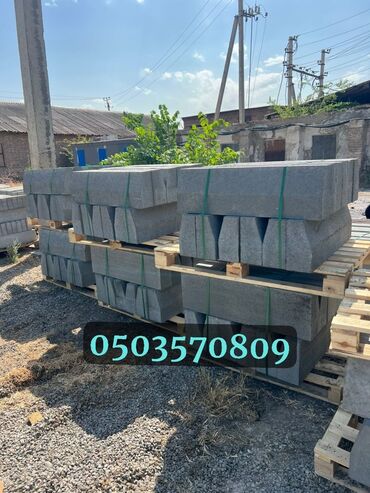 Дорожные бордюры: Дорожный бордюр, Прессованный, ЖБИ (Железобетонный), Новый — 5