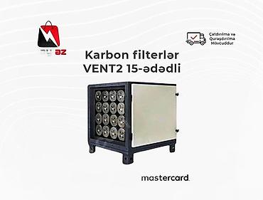 carbon: Karbon filterlər "VENT2 15-ədədliVENT 20 ədədli Güc sərfi: 0.77 kW — 1