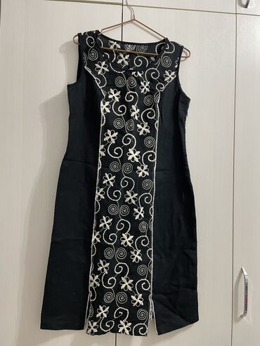 платье 46 размер: Продается платье из натурального льна 😍 Ткань очень классная,дышащая