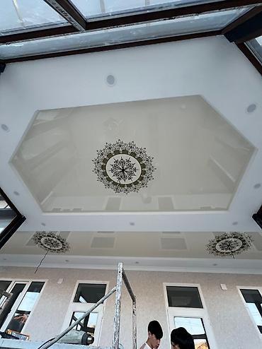 Натяжной потолок: Натяжной потолок Глянцевое, Матовое, 3D потолки Гарантия, Бесплатная консультация, Бесплатный замер — 9