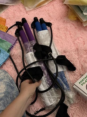 Спорт и хобби: Портативный пилатес-студия (Pilates Bar Kit) Комплект для домашних и — 1