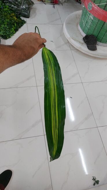 Süni güllər: Süni asma yaşıl bitki bəzəyi - Material: yüksək keyfiyyətli plastik — 42