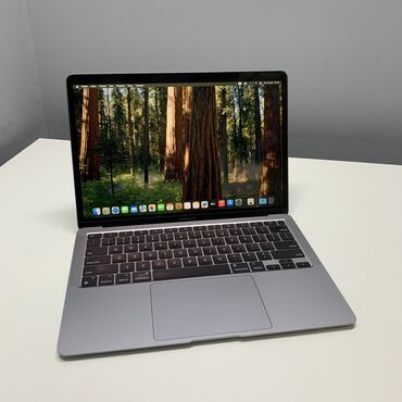 компьютер в рассрочку: Ноутбук, Apple, 8 ГБ ОЗУ, Apple M1, 13.3 ", Б/у, Для работы, учебы, память NVMe SSD