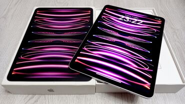 sim modem wifi: Apple iPad Pro 11 m2 2022 128gb yaddaş 8 ram ekran tezliyi 120 h/s