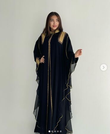 атлас платья: Повседневное платье, ОАЭ, Длинная модель, 4XL (EU 48)