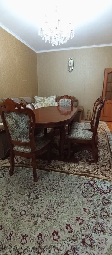 Столы и стулья для зала: Стол и стул для зала, цвет - Коричневый