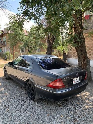 старые машины: Mercedes-Benz S-Class: 1999 г., 3.7 л, Автомат, Бензин, Седан — 1
