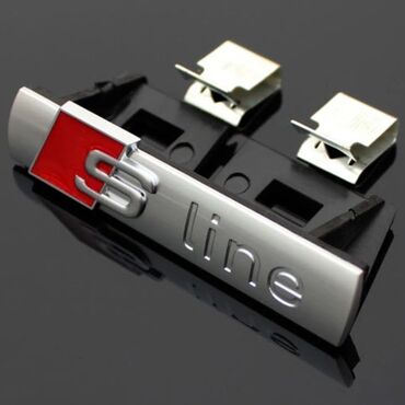 Наклейки и эмблемы: Логотип, эмблема для Audi Sline A4L A3 A6L Q3 A5 S3 S4 S5 S6 S7 8 3 4