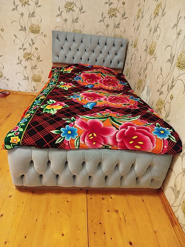 Çarpayı satılır – 130 AZN. • Matras yoxdur. • Altı taxtadır, baza
