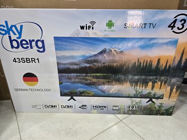 Televizorlar: Yeni Televizor Skyworth Led 43" FHD (1920x1080), Ödənişli çatdırılma