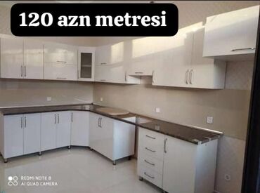 кухонная мебель на заказ в баку цены: Mətbəx mebeli – mat laminant 1 metr 120 azn Qiymət: 120 AZN/metr