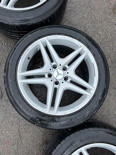 Транспорт: Литые Диски R 18 AMG, Комплект, отверстий - 5, Б/у — 6