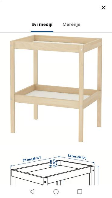 ormarići za bebe: SNIGLAR IKEA komoda za bebe nekorisceno lično preuzimanje — 1