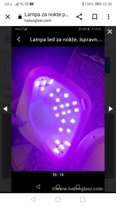 UV i LED lampe za nokte: Lampa na diode kao nova za nokte
Ispravna 

 Mirjevo — 11