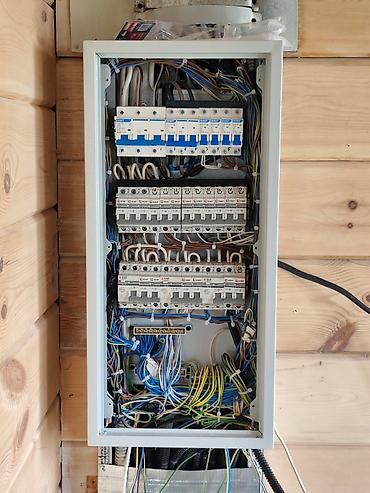 Электрики: Услуги электрика Представлен электрический щит, предназначенный для — 7