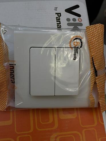 Двойной выключатель VİKO by Panasonic Linnera S, модель 91400002
