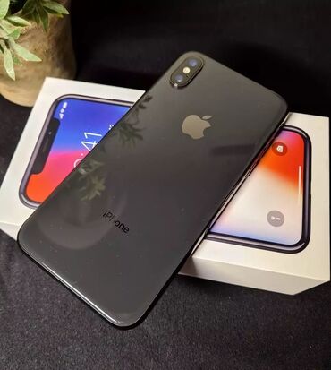 telefon tecili: IPhone X, 64 GB, Qara, Face ID