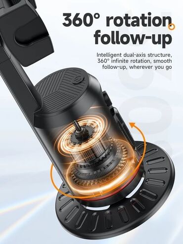 Другие аксессуары для мобильных телефонов: Hoco K23 Lotus Smart PTZ — умный настольный держатель для смартфона с — 10