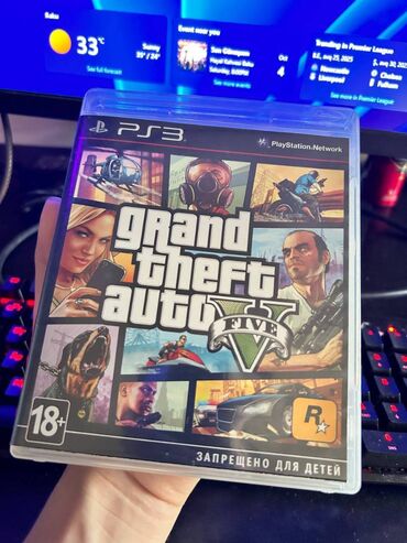 gta azerbaycan yukle: Playstation 3 üçün oyun. Original. Ideal vəziyyətdə GTA 5 - 10 azn