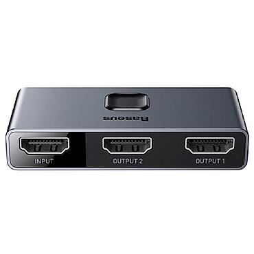 adapt: Baseus Matrix CAHUB-BC0G 4K HDMI İki İstiqamətli Switcher (Space Gray) — 1